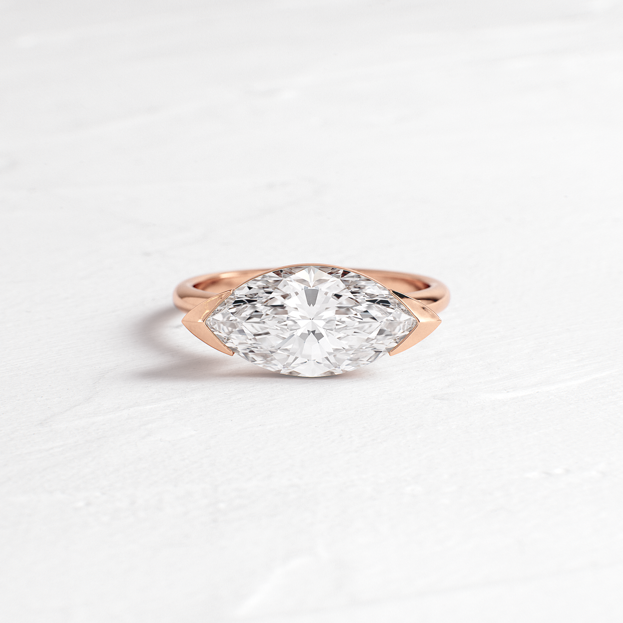 Solitaire-Oval Lab Grown Diamond Engagement Ring