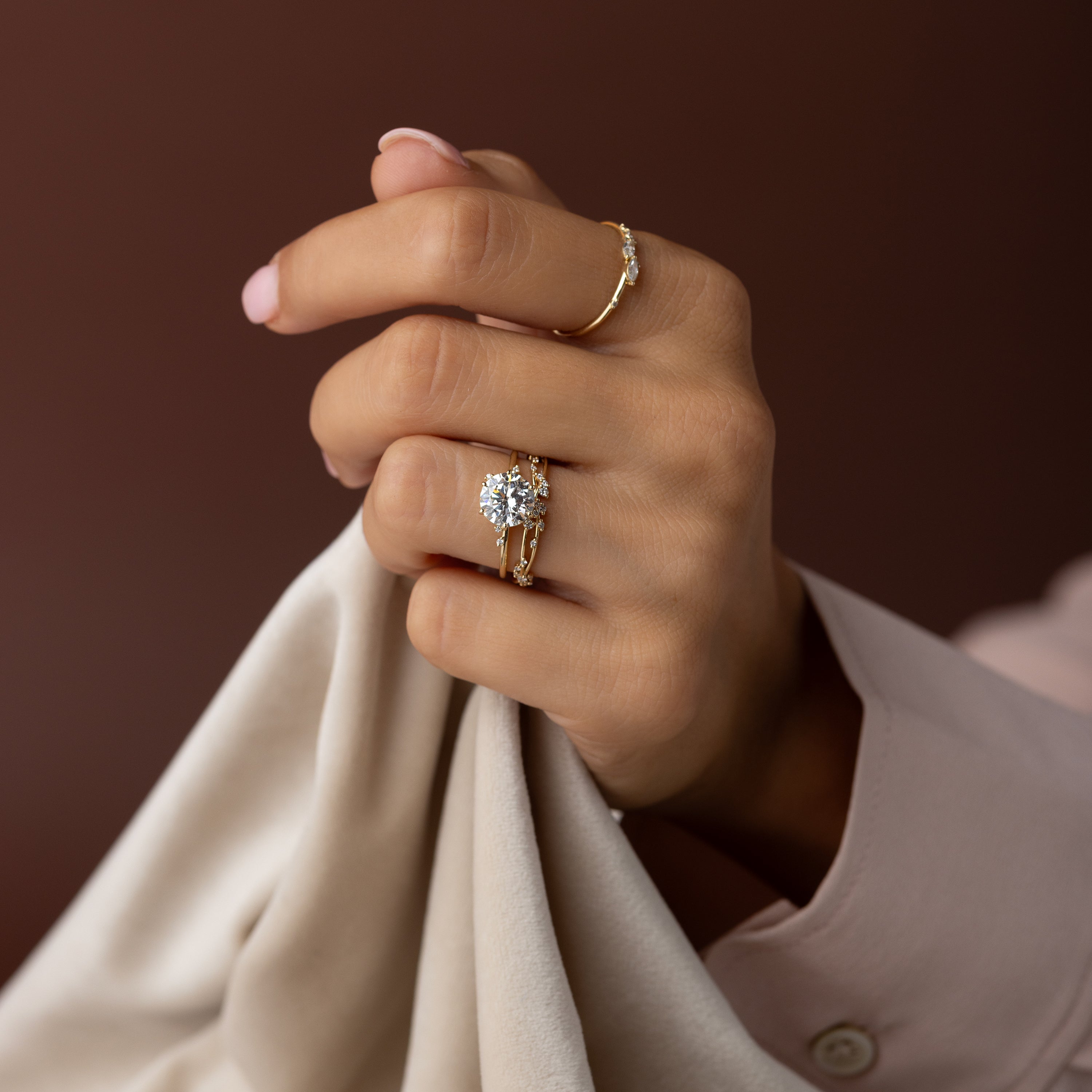 Solitaire-Oval Lab Grown Diamond Engagement Ring