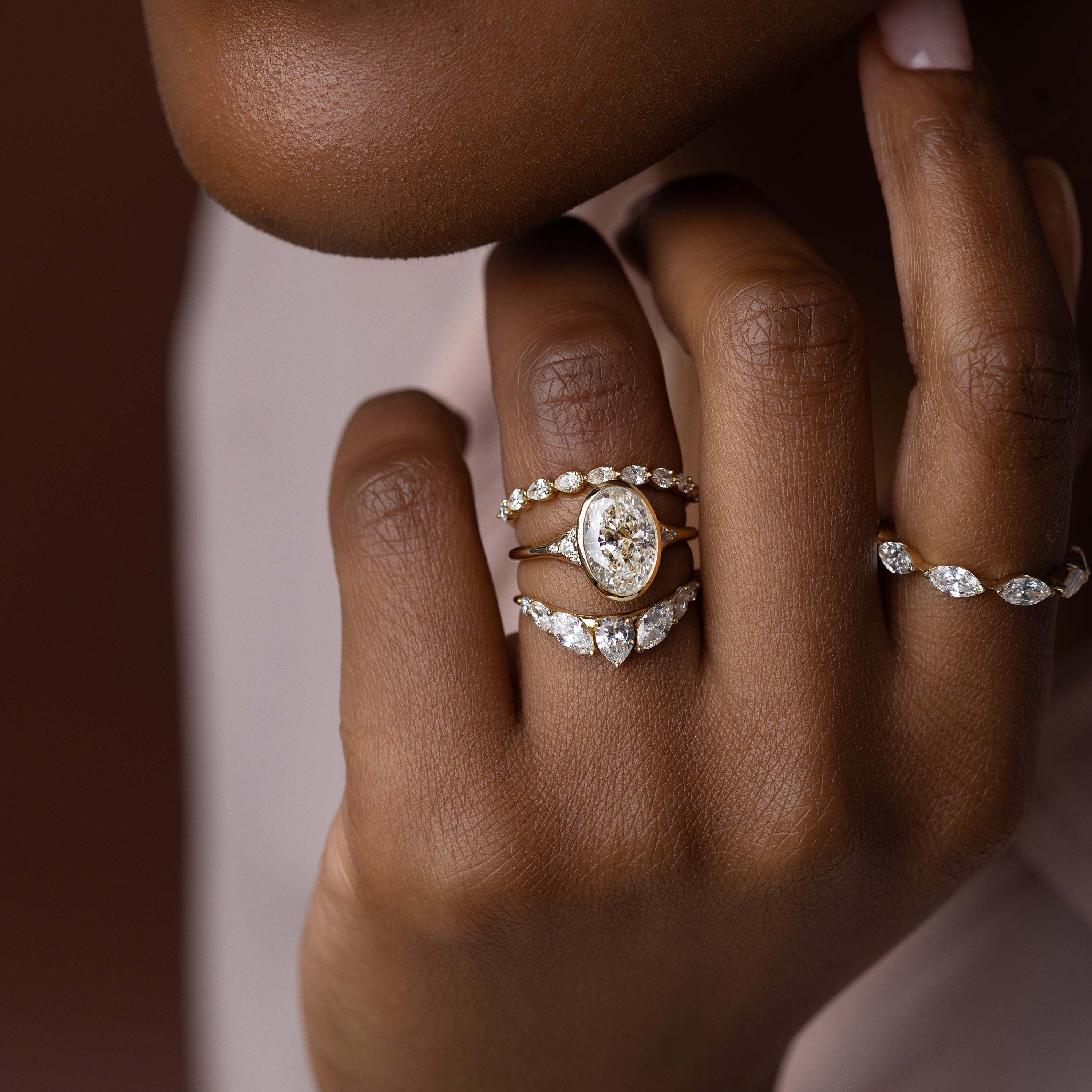 Solitaire-Oval Lab Grown Diamond Engagement Ring
