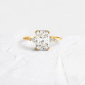 Solitaire-Oval Lab Grown Diamond Engagement Ring