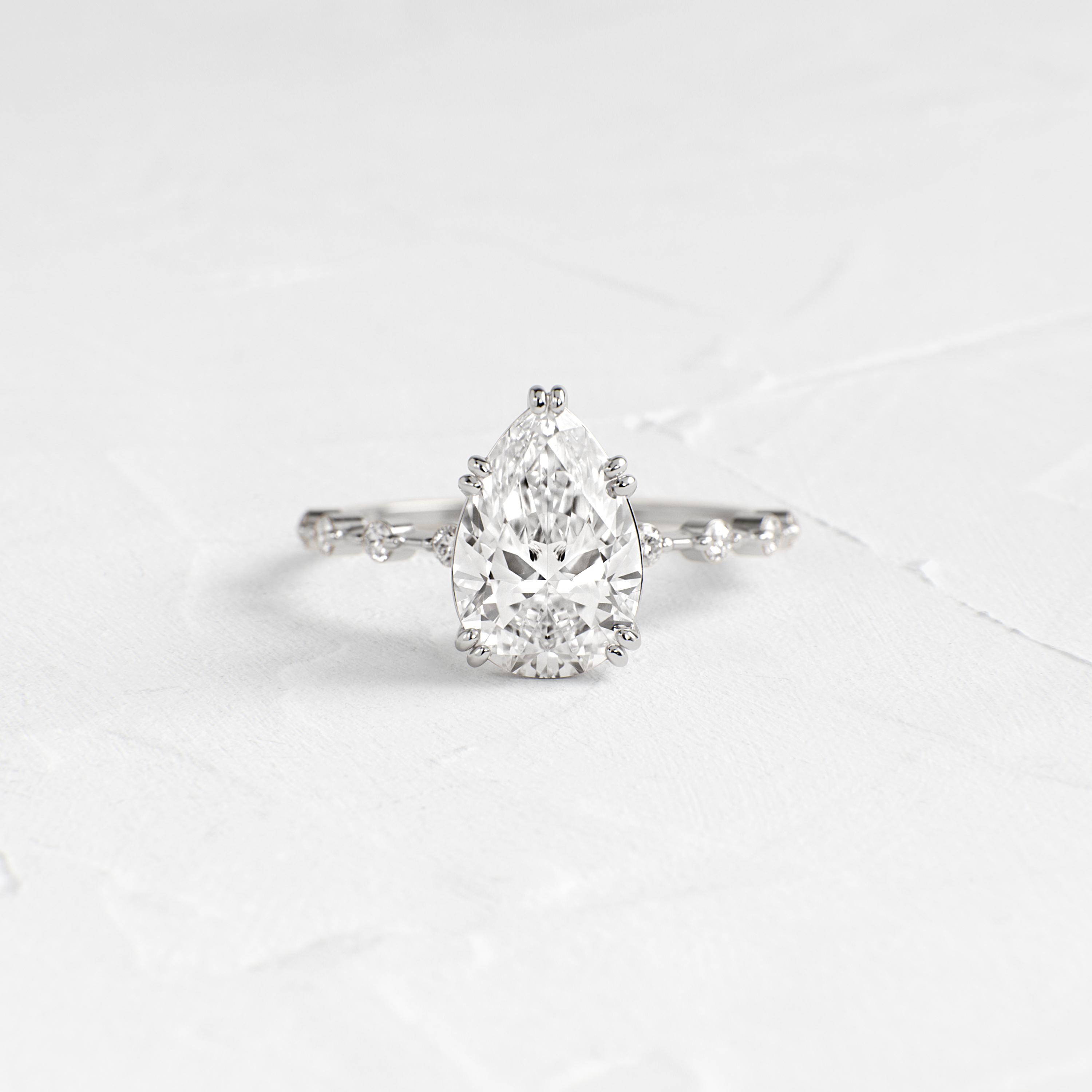 Solitaire-Oval Lab Grown Diamond Engagement Ring