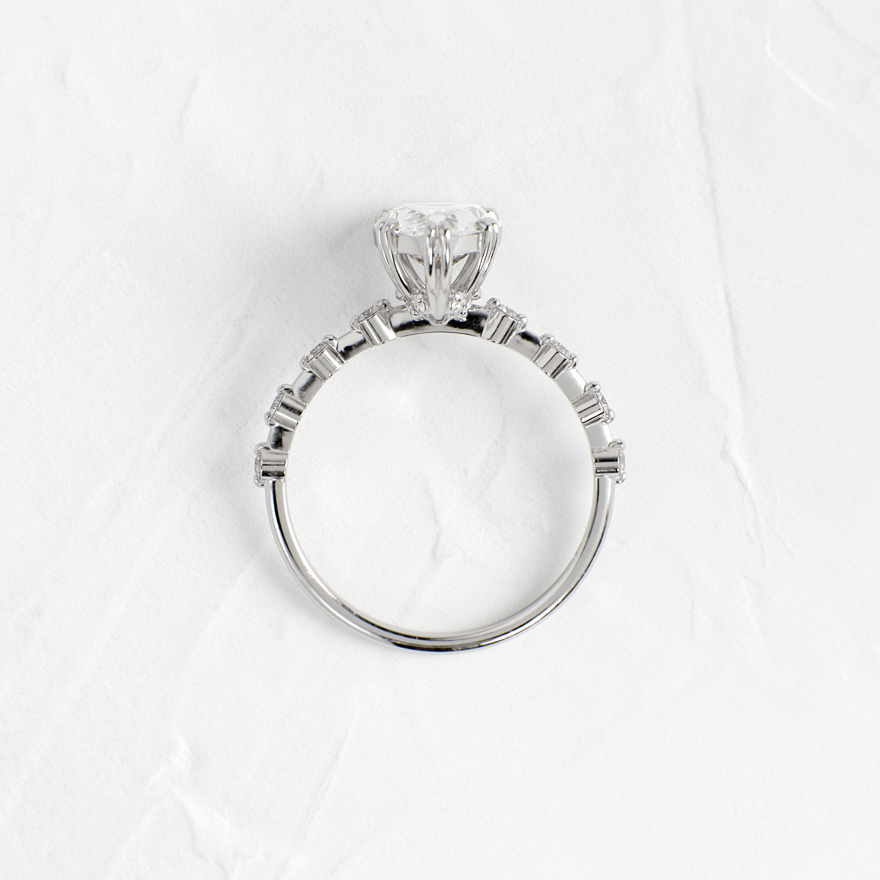 Solitaire-Oval Lab Grown Diamond Engagement Ring