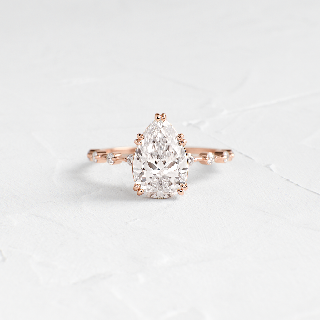 Solitaire-Oval Lab Grown Diamond Engagement Ring