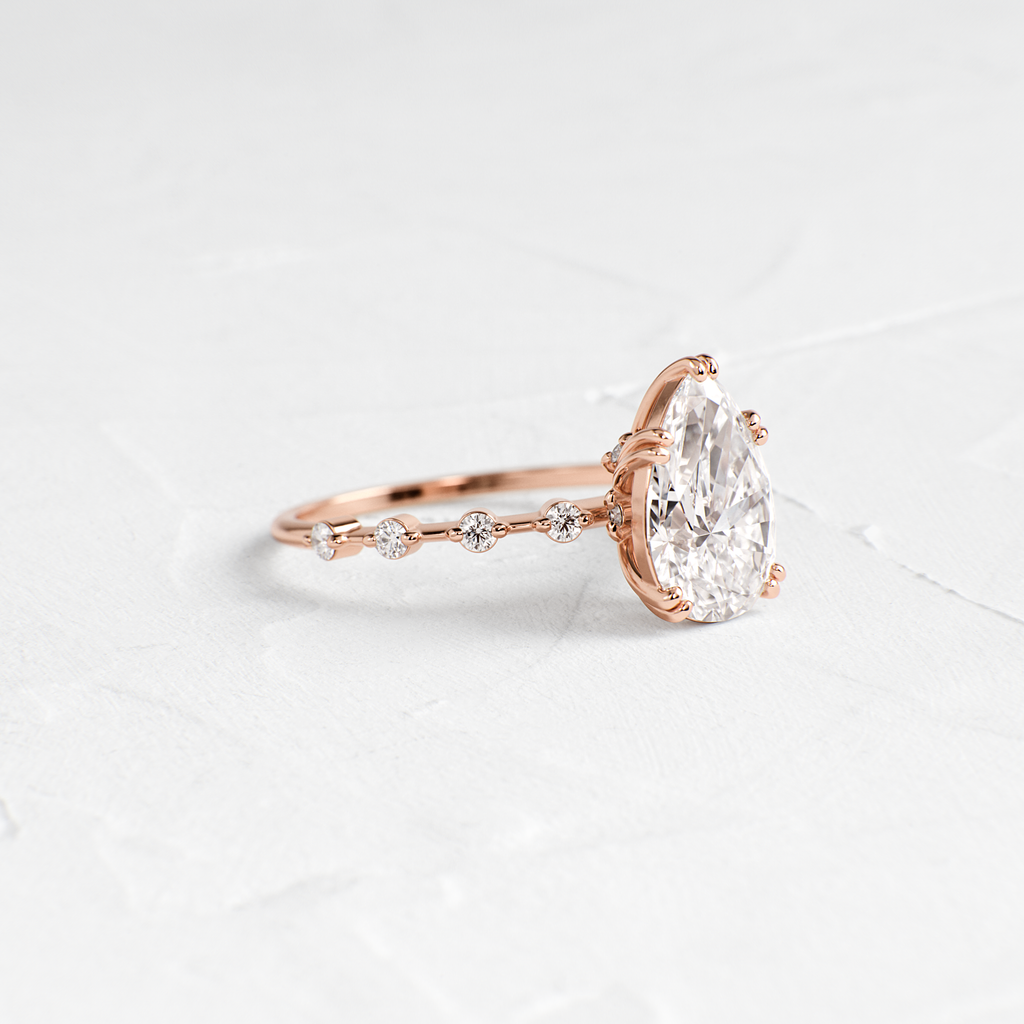 Solitaire-Oval Lab Grown Diamond Engagement Ring