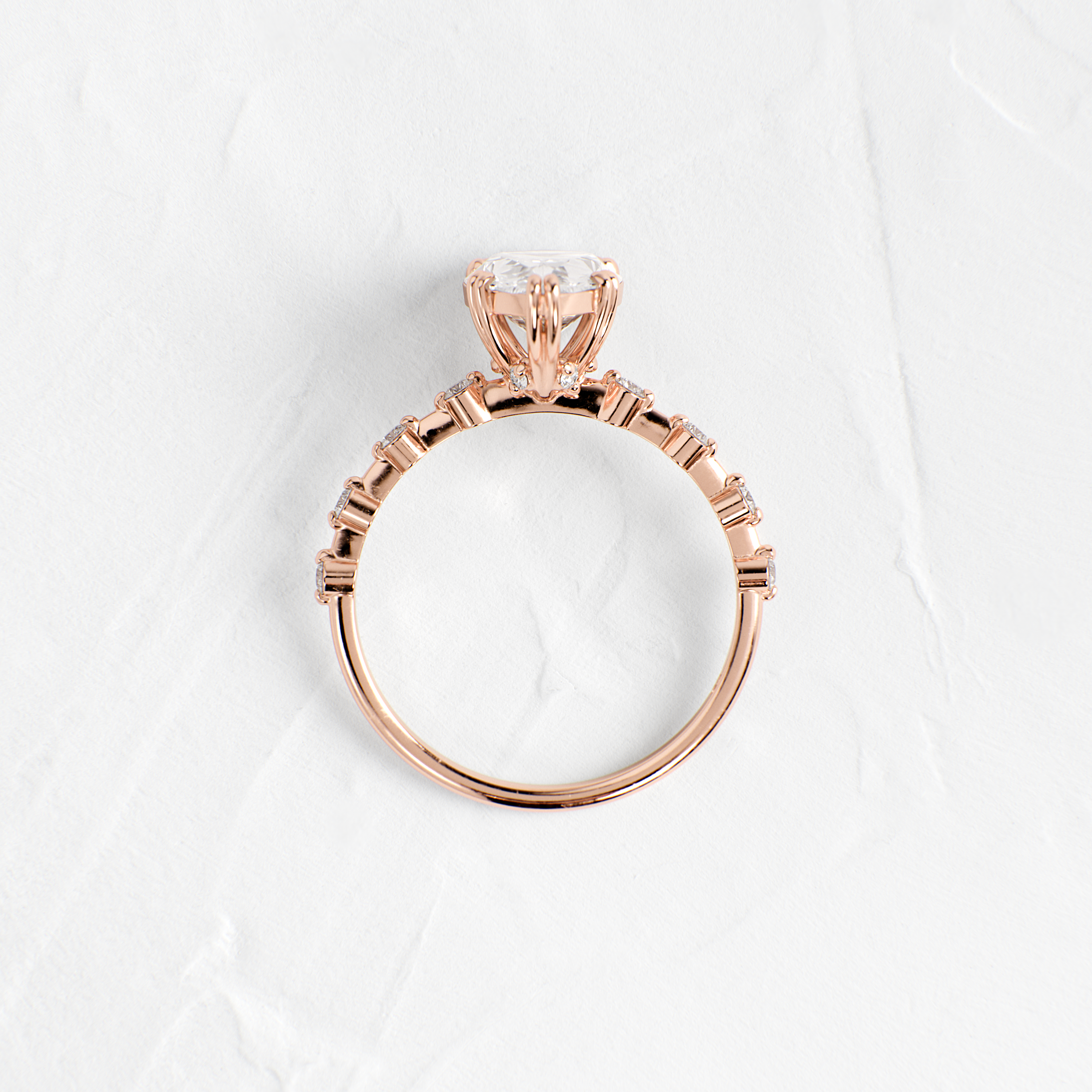 Solitaire-Oval Lab Grown Diamond Engagement Ring