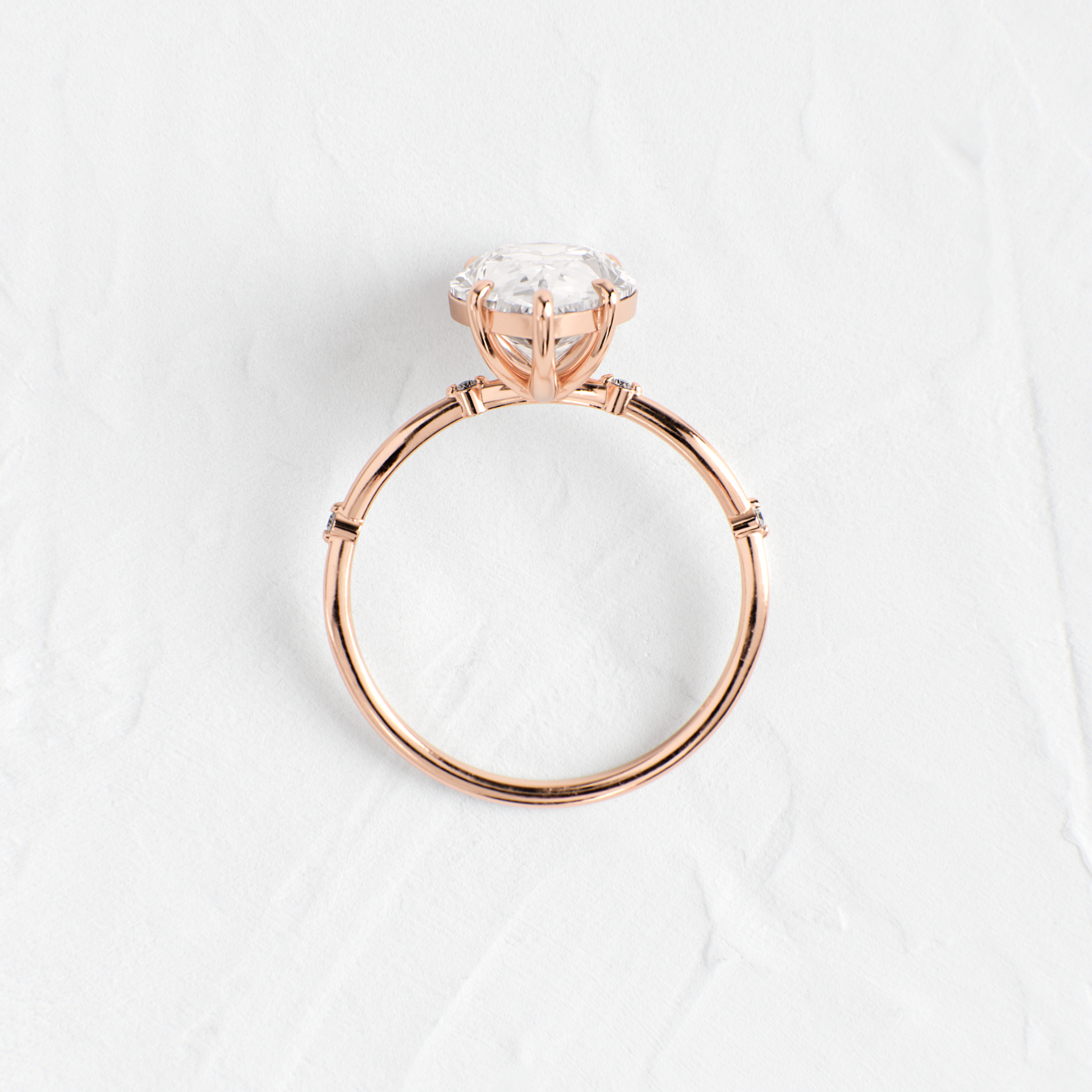 Solitaire-Oval Lab Grown Diamond Engagement Ring