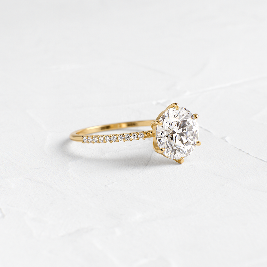 Solitaire-Oval Lab Grown Diamond Engagement Ring