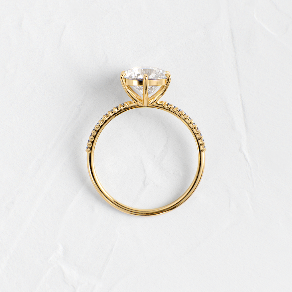 Solitaire-Oval Lab Grown Diamond Engagement Ring