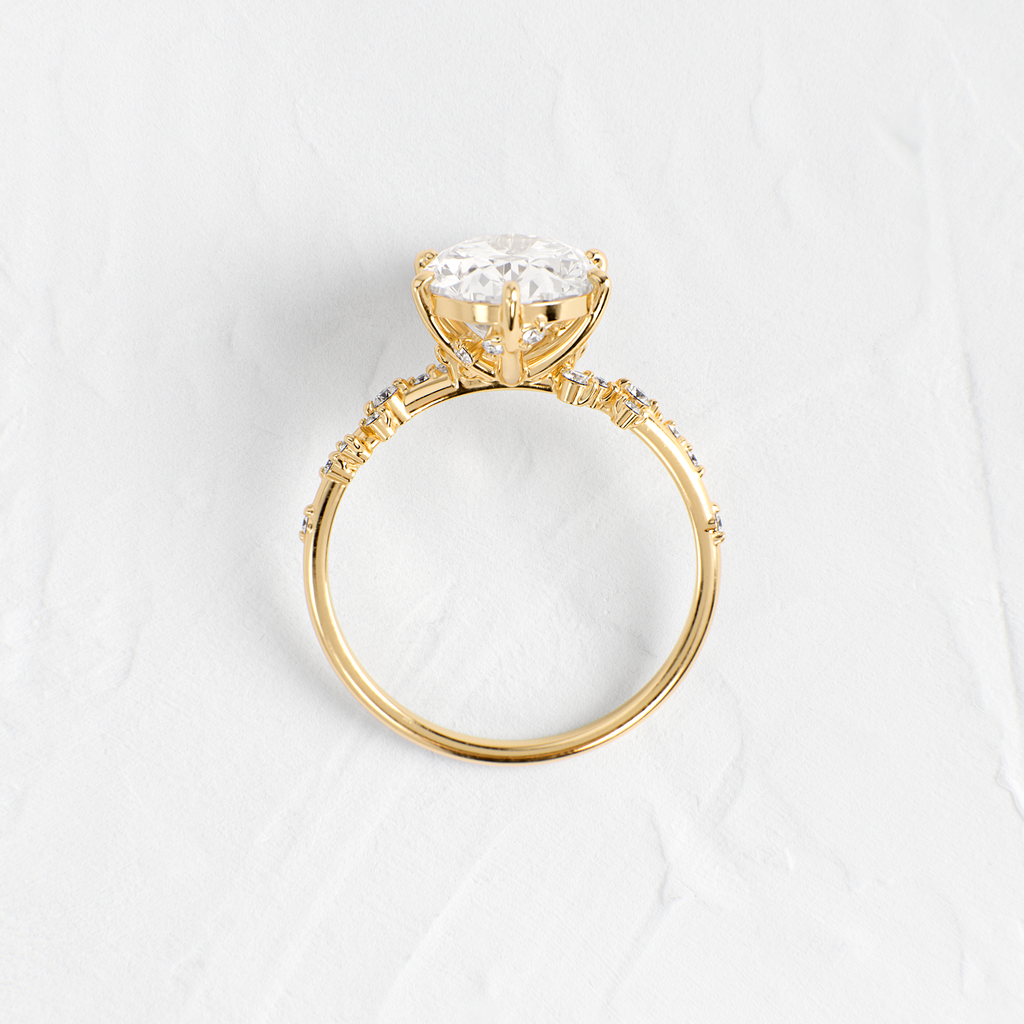 Solitaire-Oval Lab Grown Diamond Engagement Ring