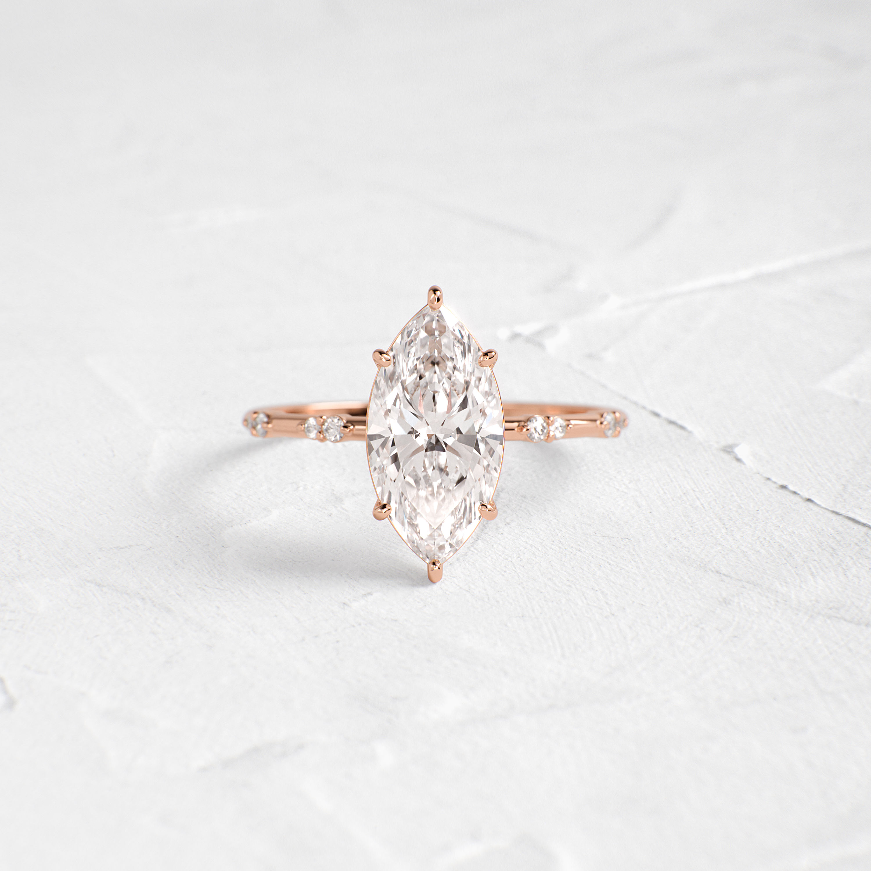 Solitaire-Oval Lab Grown Diamond Engagement Ring