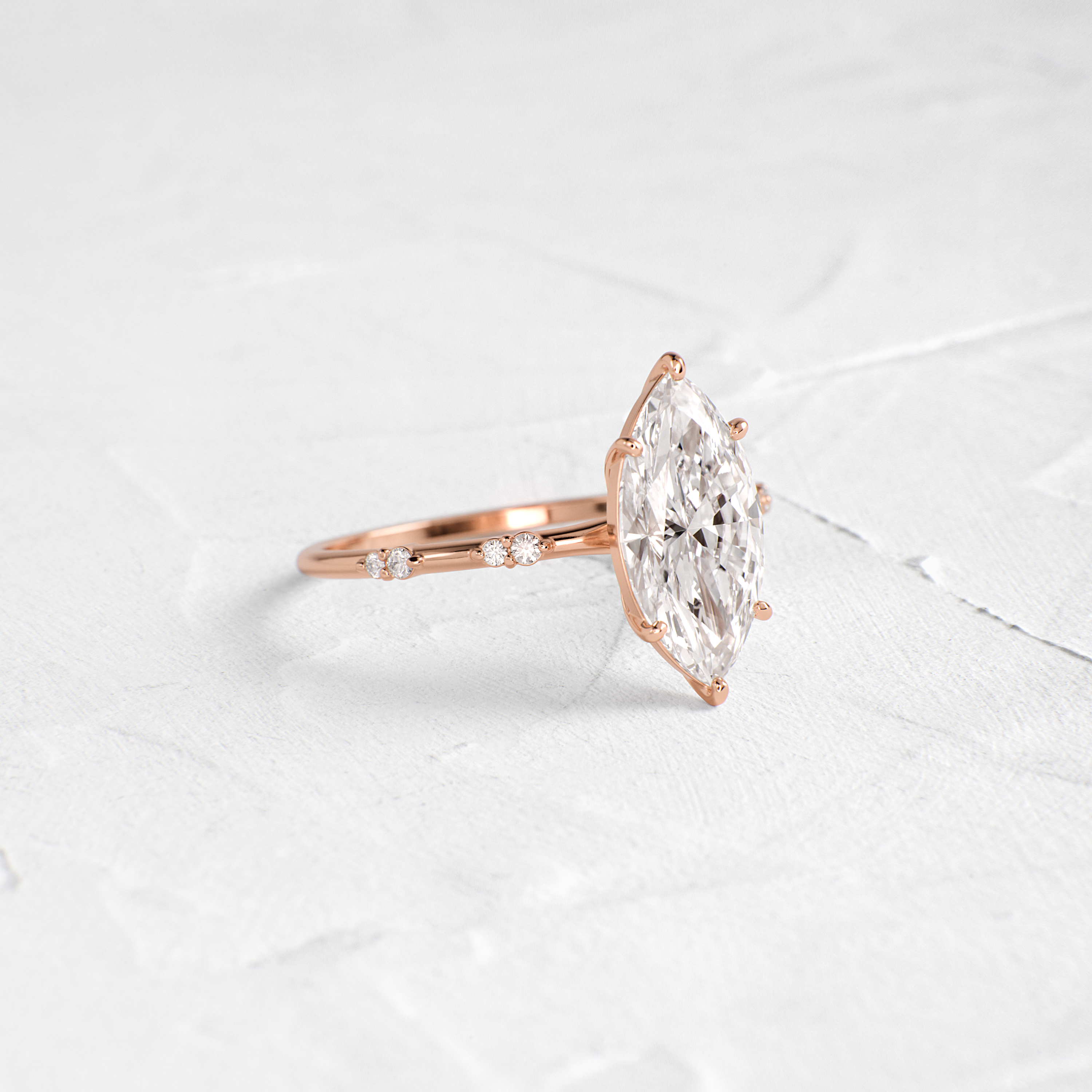 Solitaire-Oval Lab Grown Diamond Engagement Ring