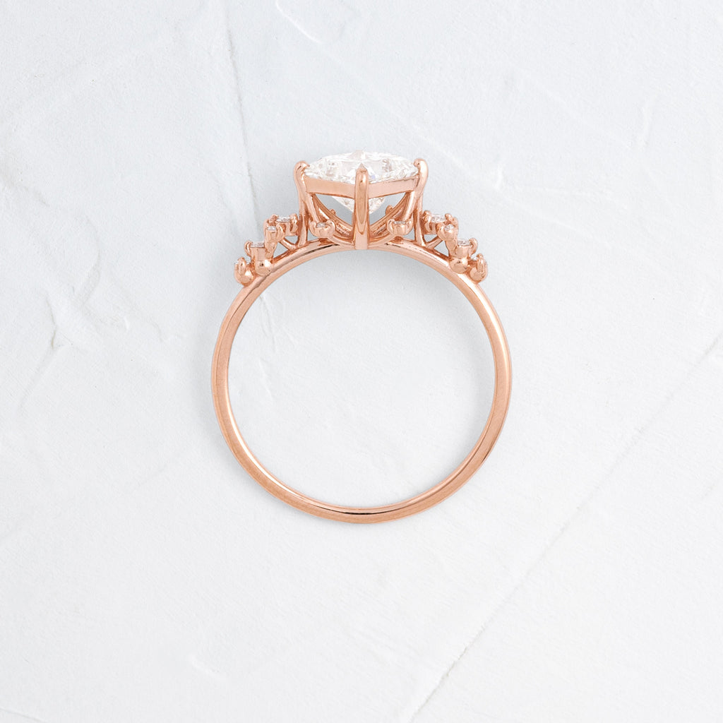 Solitaire-Oval Lab Grown Diamond Engagement Ring