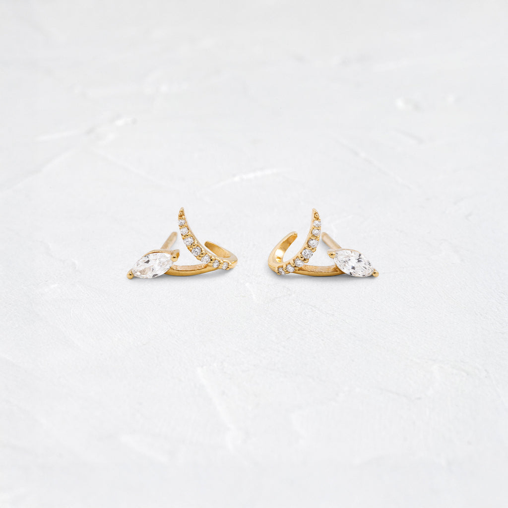 Solitaire- 1.0CT Oval Lab Grown Diamond Earrings