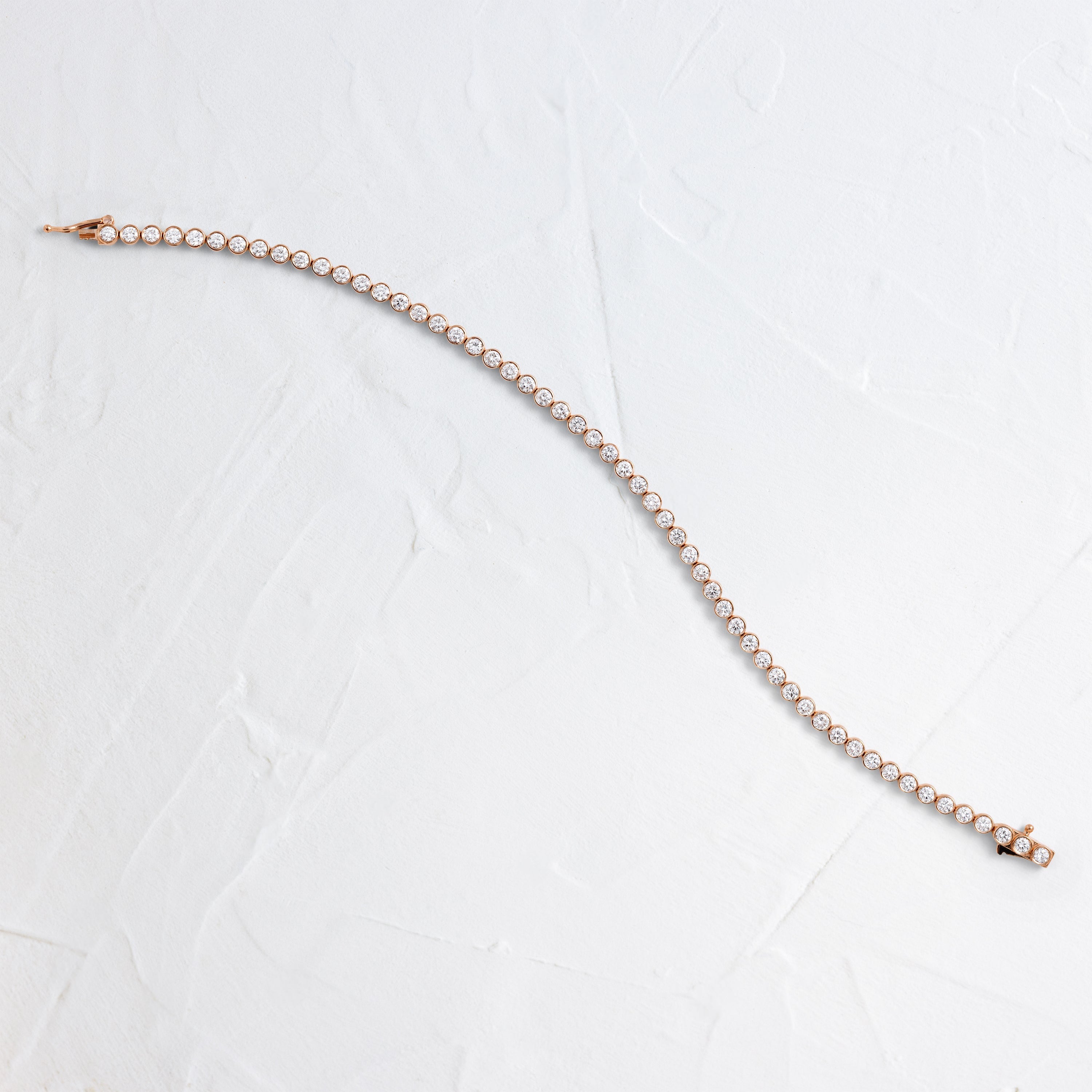Solitaire Bezel-1.0 CT Oval Lab Grown Diamond Bracelets