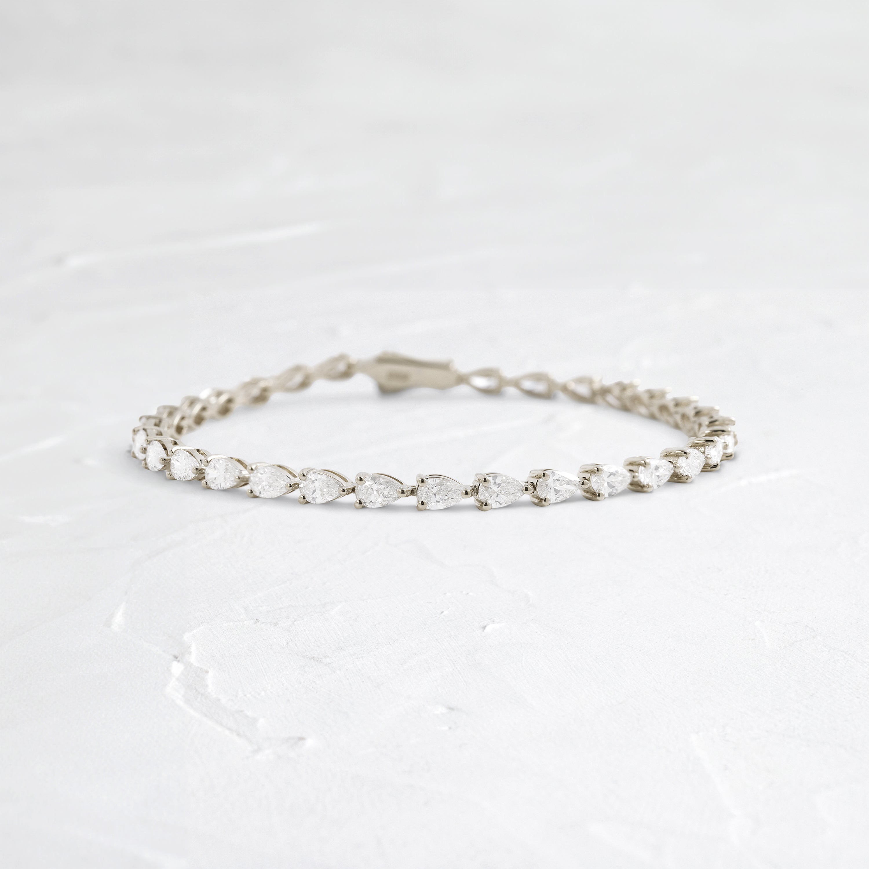 Solitaire Bezel-1.0 CT Oval Lab Grown Diamond Bracelets
