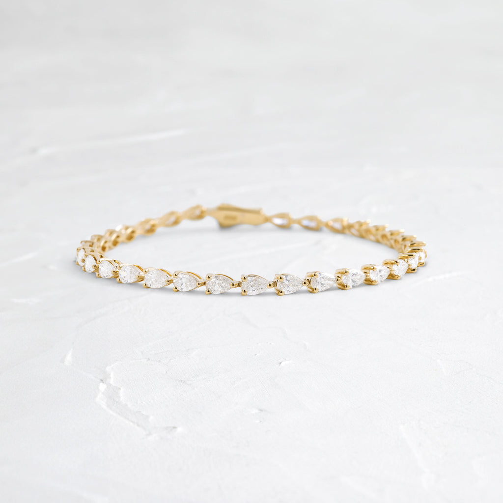 Solitaire Bezel-1.0 CT Oval Lab Grown Diamond Bracelets