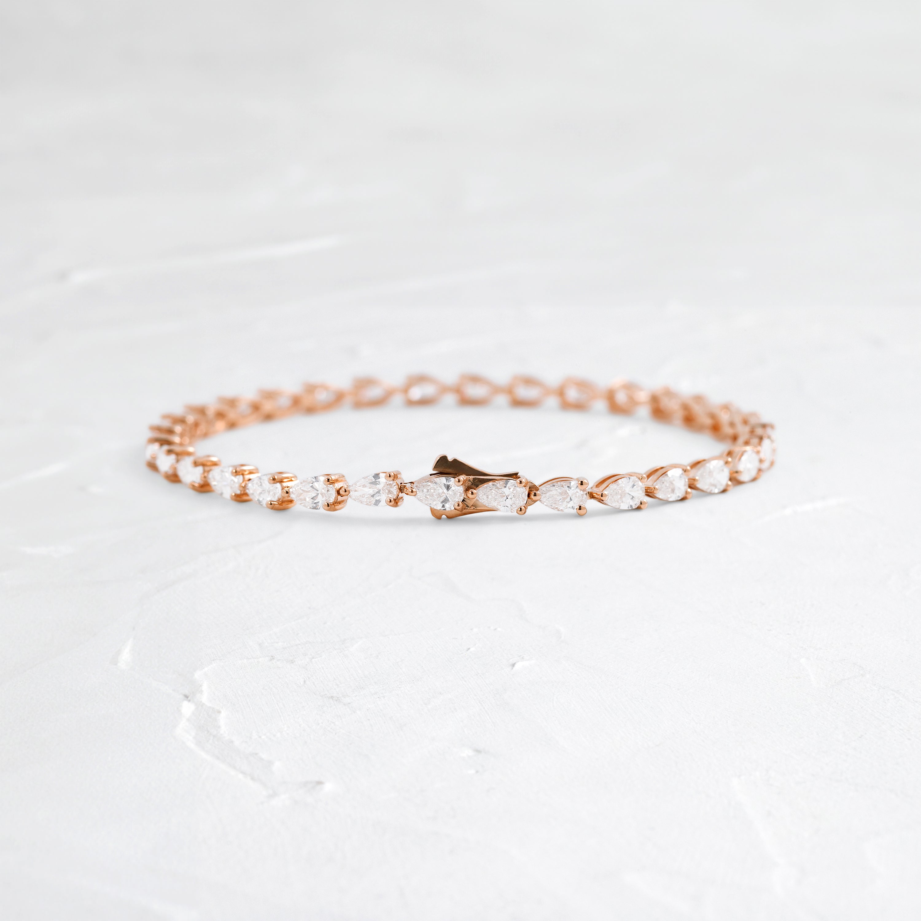 Solitaire Bezel-1.0 CT Oval Lab Grown Diamond Bracelets