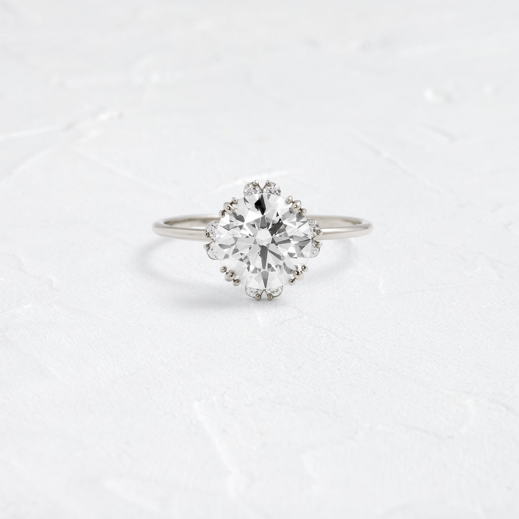 Solitaire-Oval Lab Grown Diamond Engagement Ring