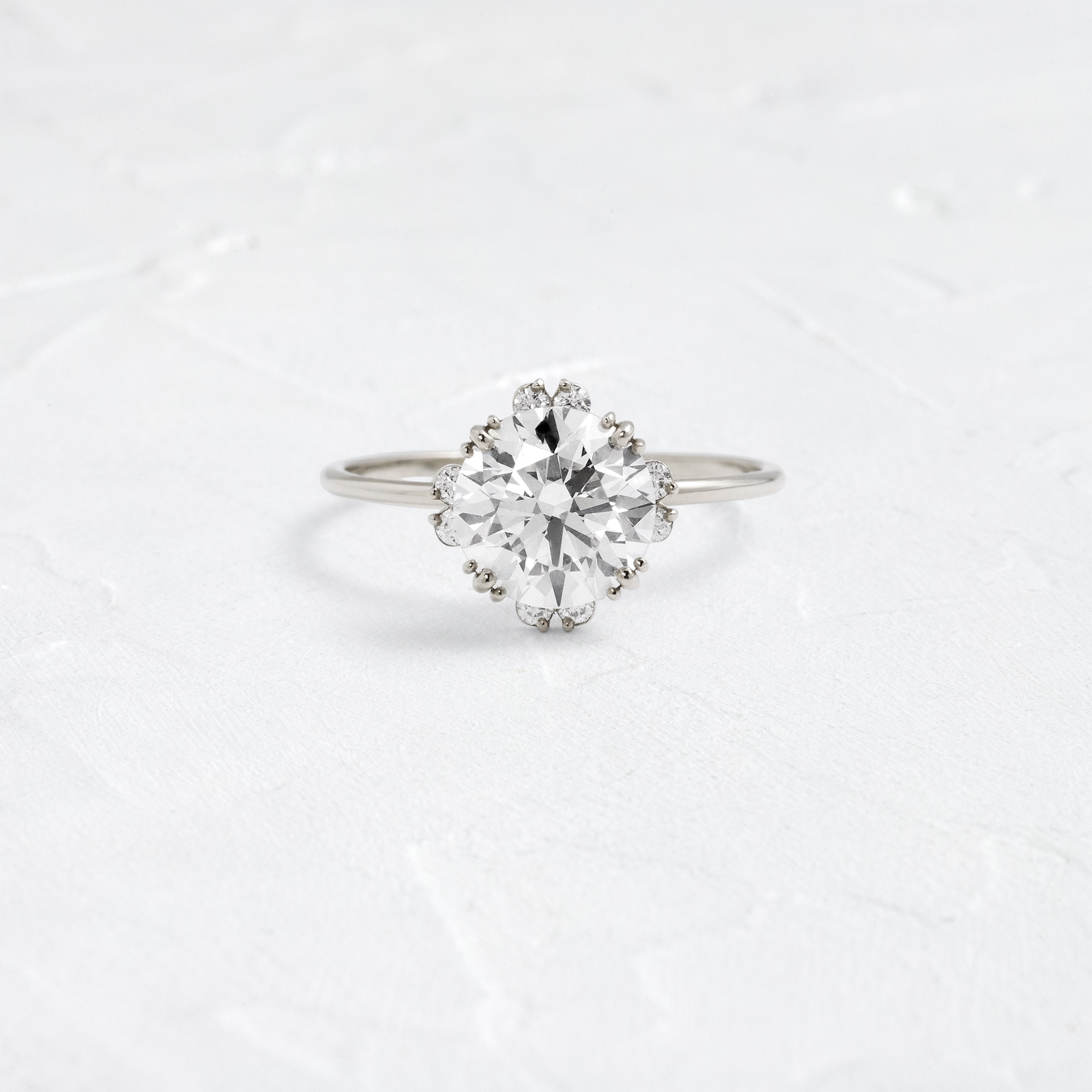 Solitaire-Oval Lab Grown Diamond Engagement Ring