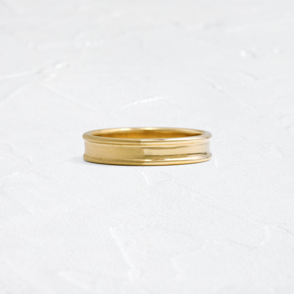 Dual Finish- Men's Wedding Band - Classic- Men's Wedding Band