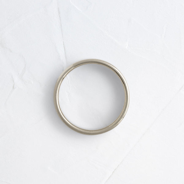 Dual Finish- Men's Wedding Band - Classic- Men's Wedding Band