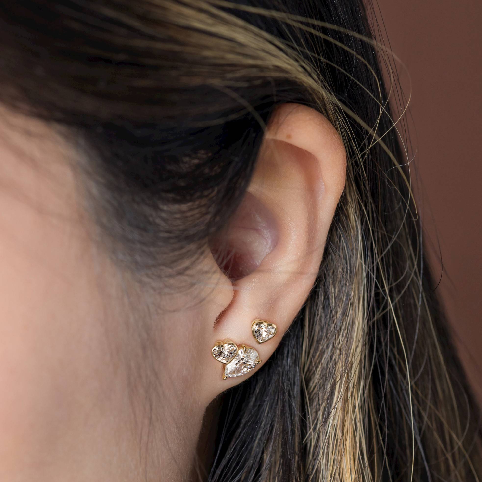 Solitaire- 1.0CT Oval Lab Grown Diamond Earrings