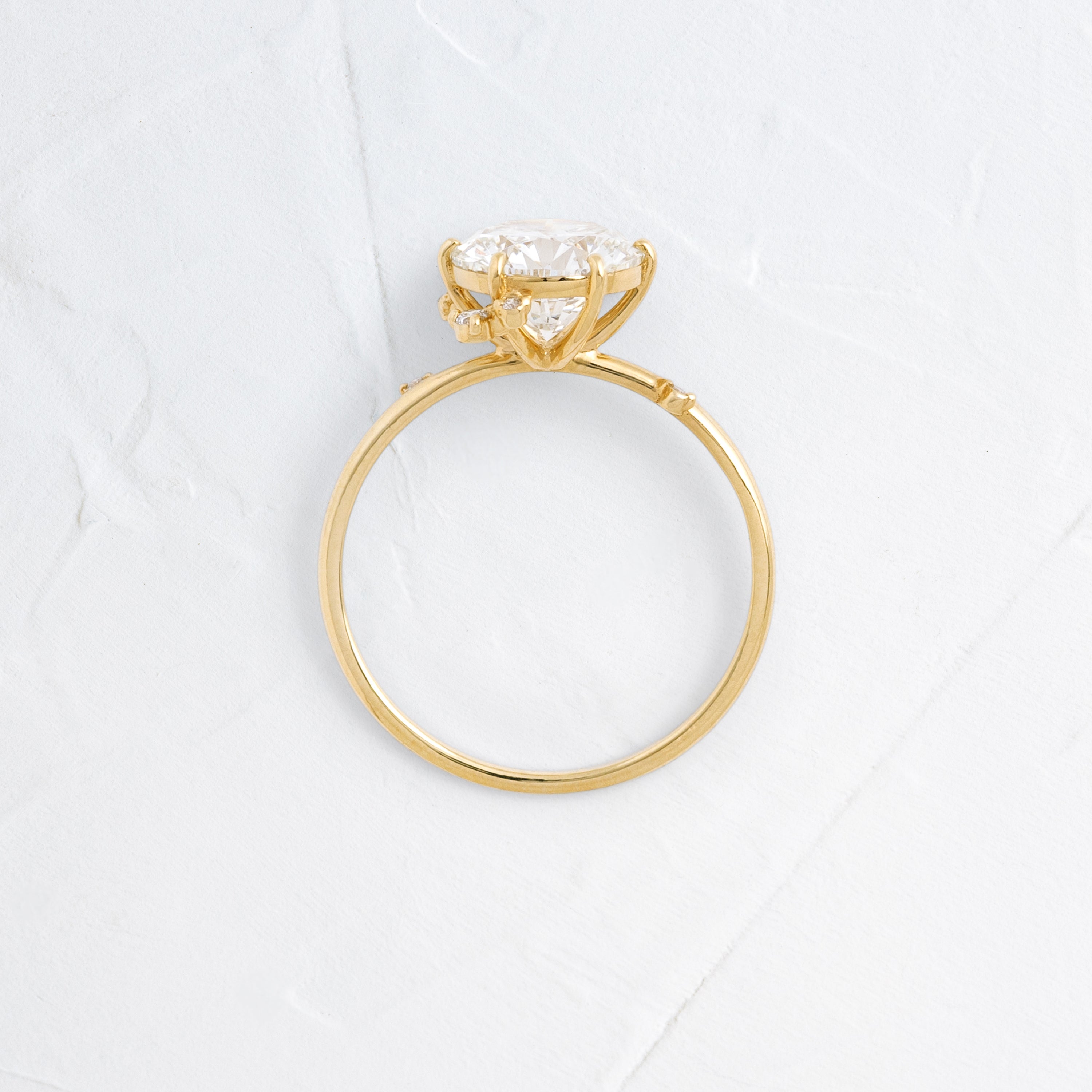 Solitaire-Oval Lab Grown Diamond Engagement Ring