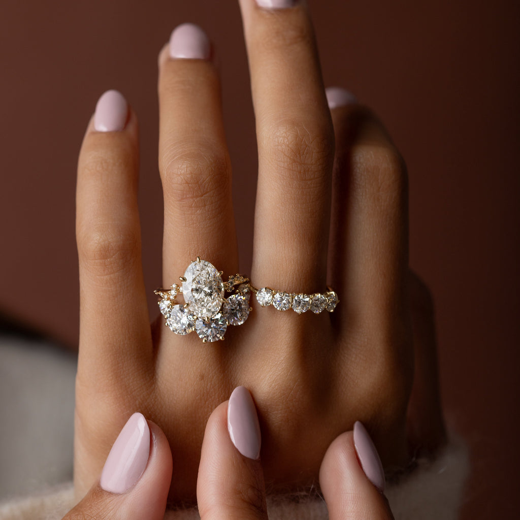 Solitaire-Oval Lab Grown Diamond Engagement Ring