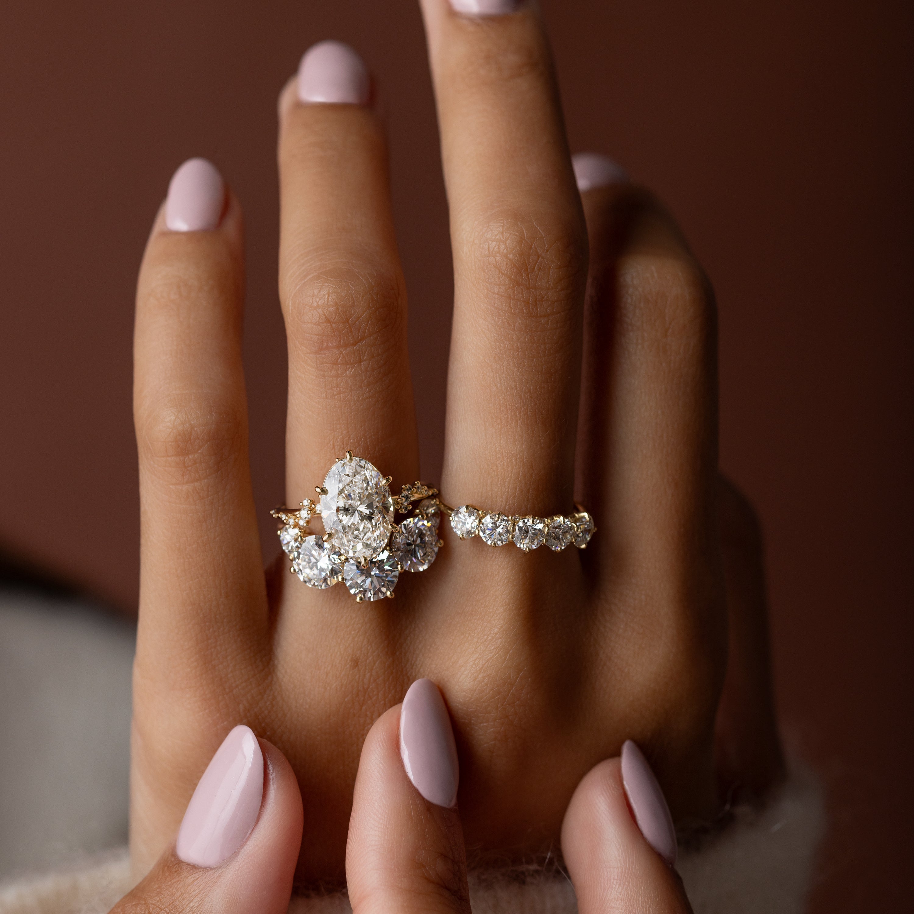 Solitaire-Oval Lab Grown Diamond Engagement Ring