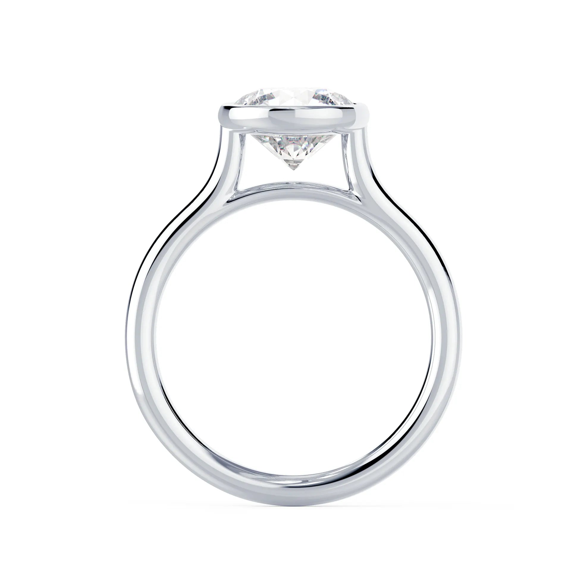 Bezel Solitaire - angle 2