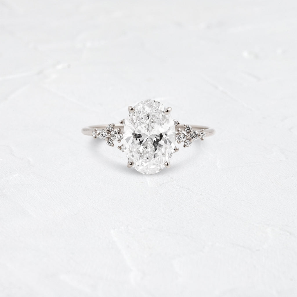 Solitaire-Oval Lab Grown Diamond Engagement Ring