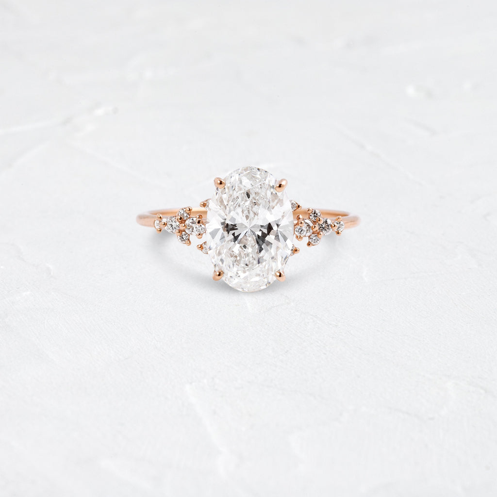 Solitaire-Oval Lab Grown Diamond Engagement Ring