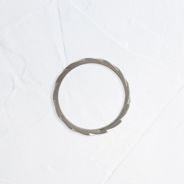 Woven Pattern- Men's Wedding Band - Classic- Men's Wedding Band