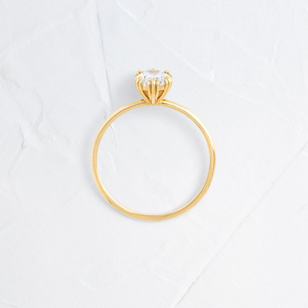 Solitaire-Oval Lab Grown Diamond Engagement Ring