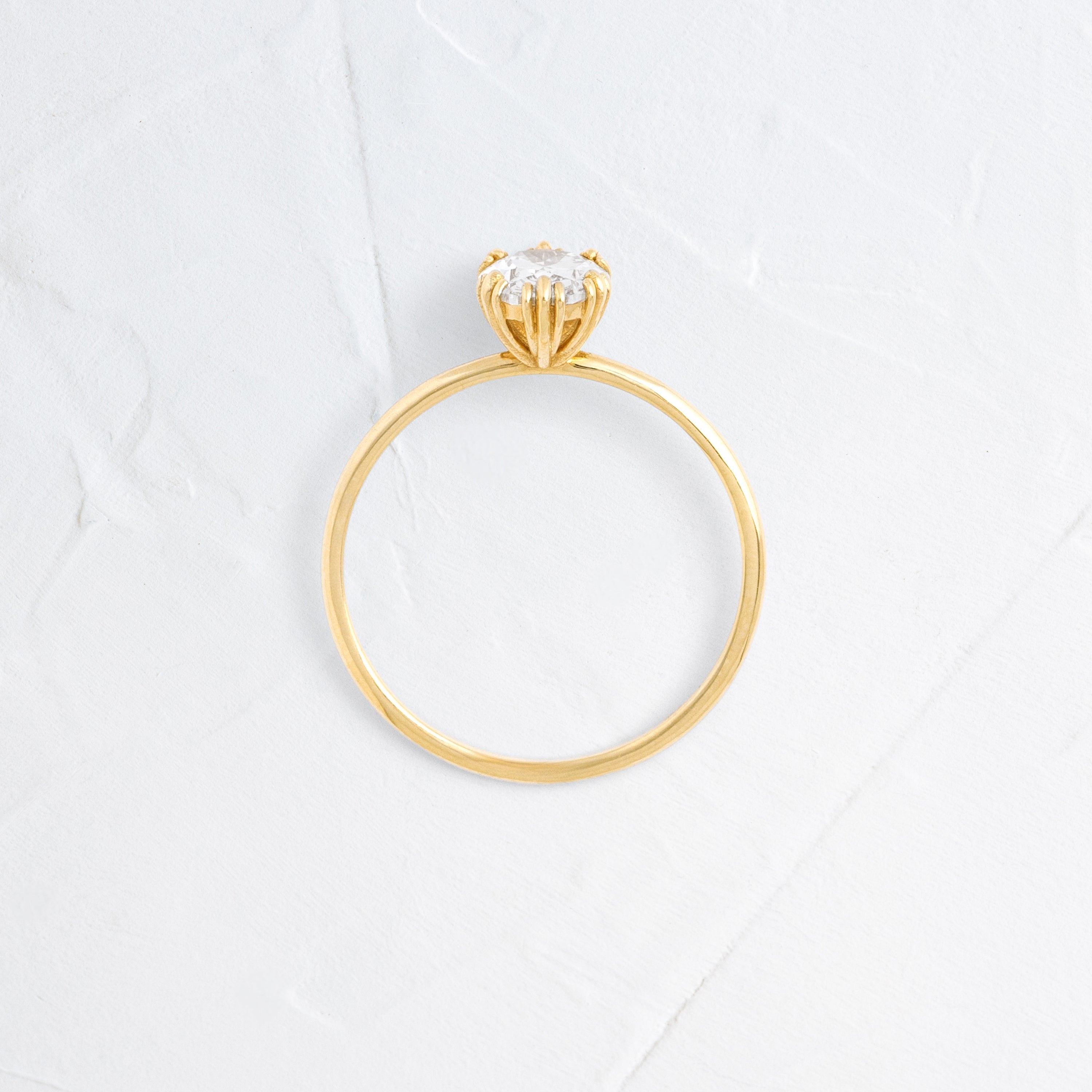 Solitaire-Oval Lab Grown Diamond Engagement Ring