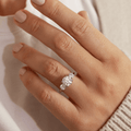 Solitaire-Oval Lab Grown Diamond Engagement Ring