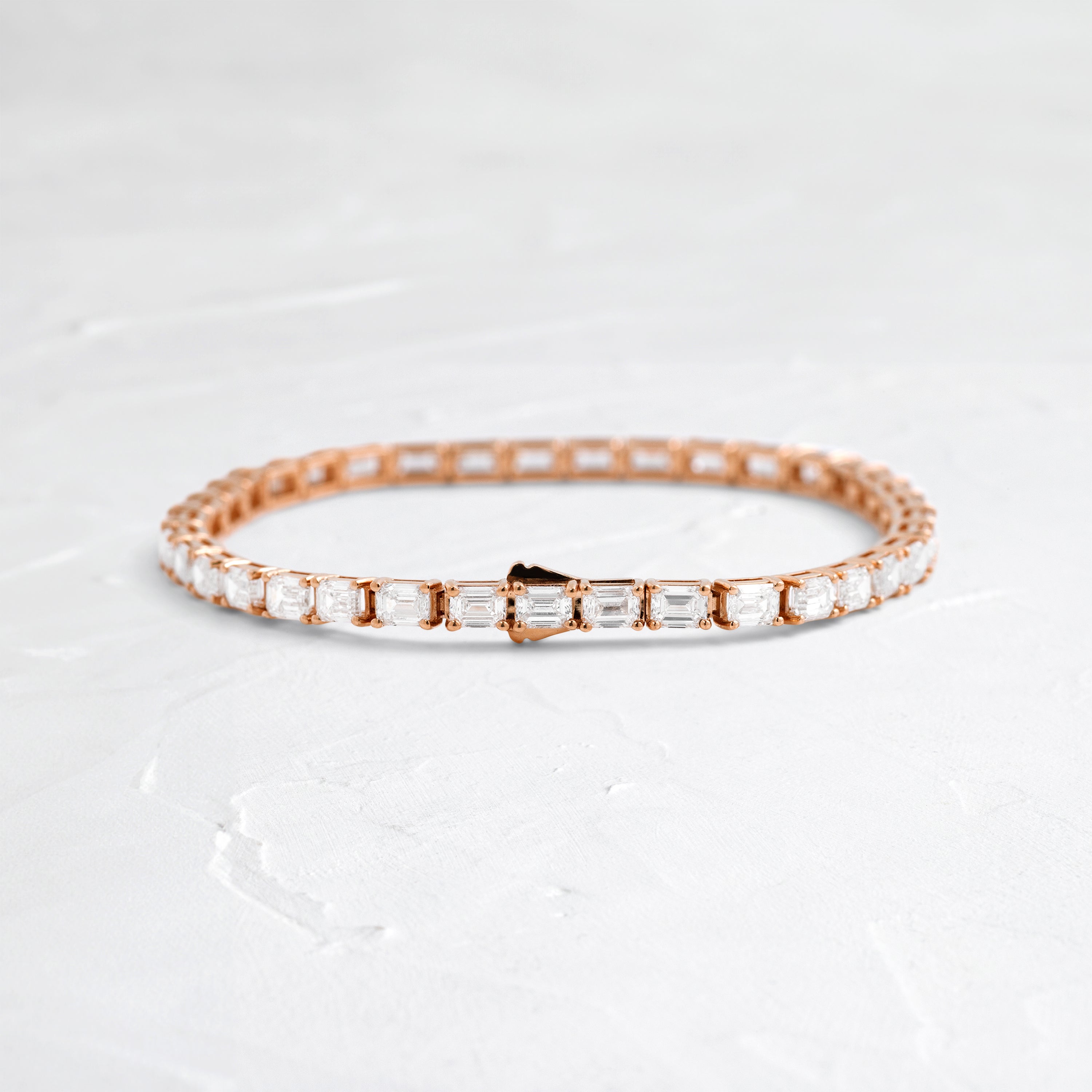 Solitaire Bezel-1.0 CT Oval Lab Grown Diamond Bracelets