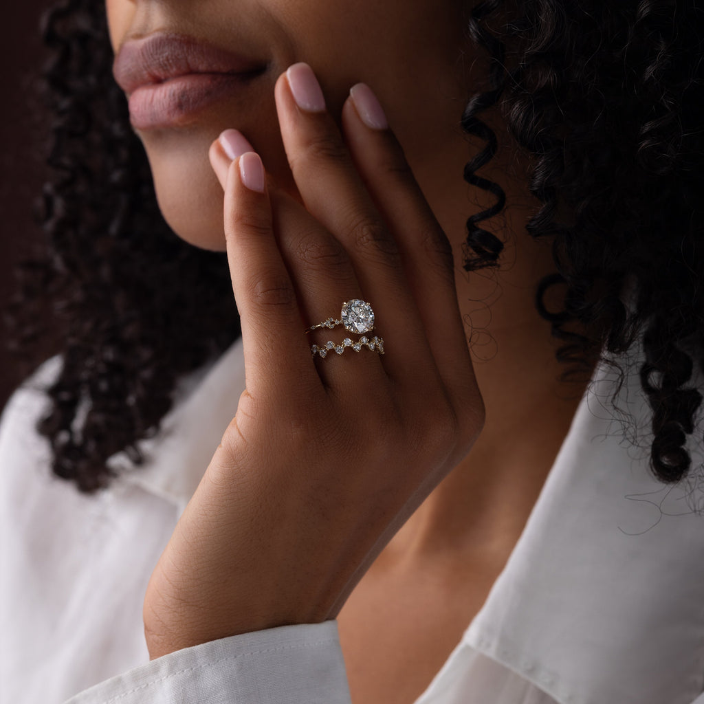 Solitaire-Oval Lab Grown Diamond Engagement Ring