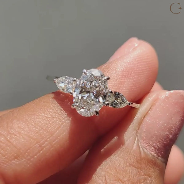 1.0 CT Oval Three Stone Style Lab Grown Diamond Engagement Ring - 3c44ac7b2fbe4fffb1f4a60163d31234.thumbnail.0000000000