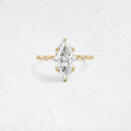 Solitaire-Oval Lab Grown Diamond Engagement Ring