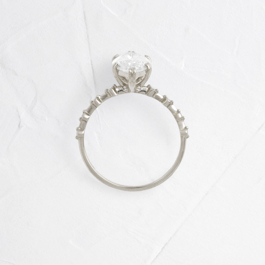 Solitaire-Oval Lab Grown Diamond Engagement Ring
