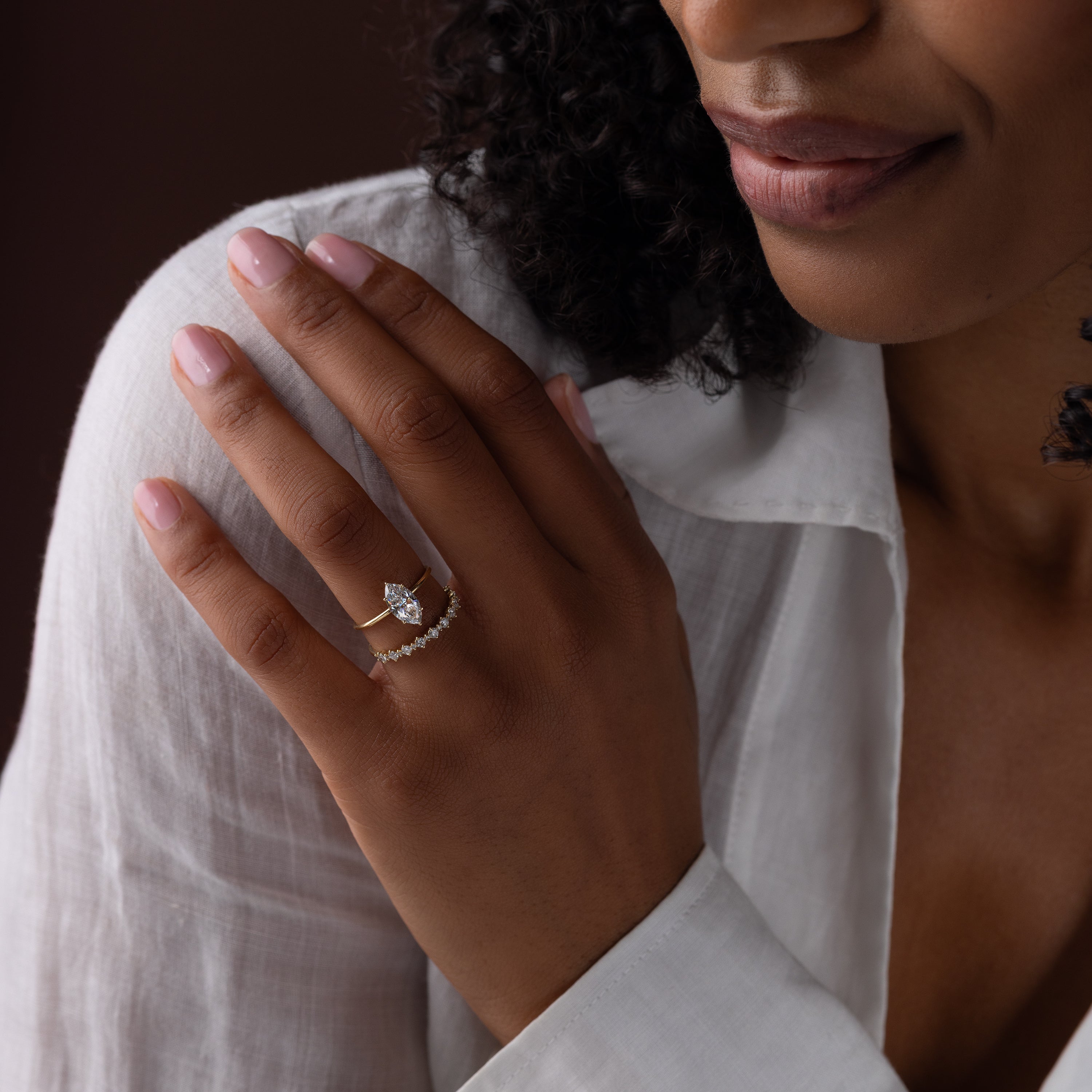 Solitaire-Oval Lab Grown Diamond Engagement Ring