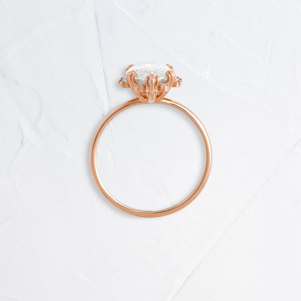 Solitaire-Oval Lab Grown Diamond Engagement Ring