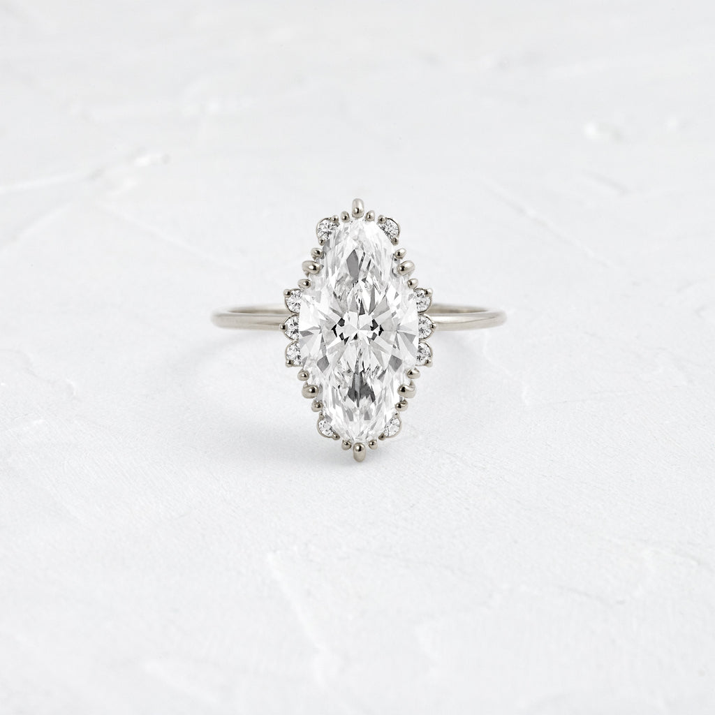Solitaire-Oval Lab Grown Diamond Engagement Ring