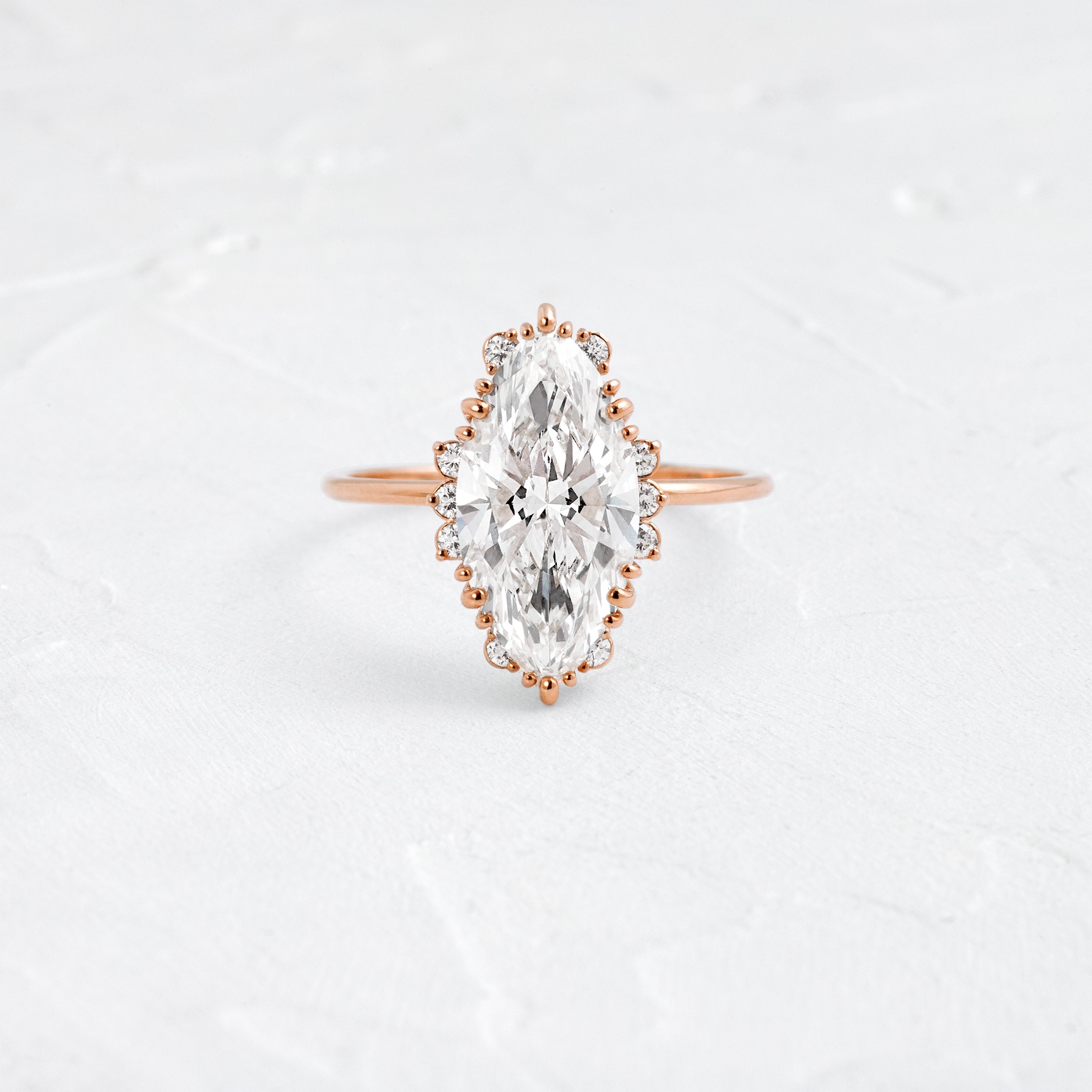 Solitaire-Oval Lab Grown Diamond Engagement Ring