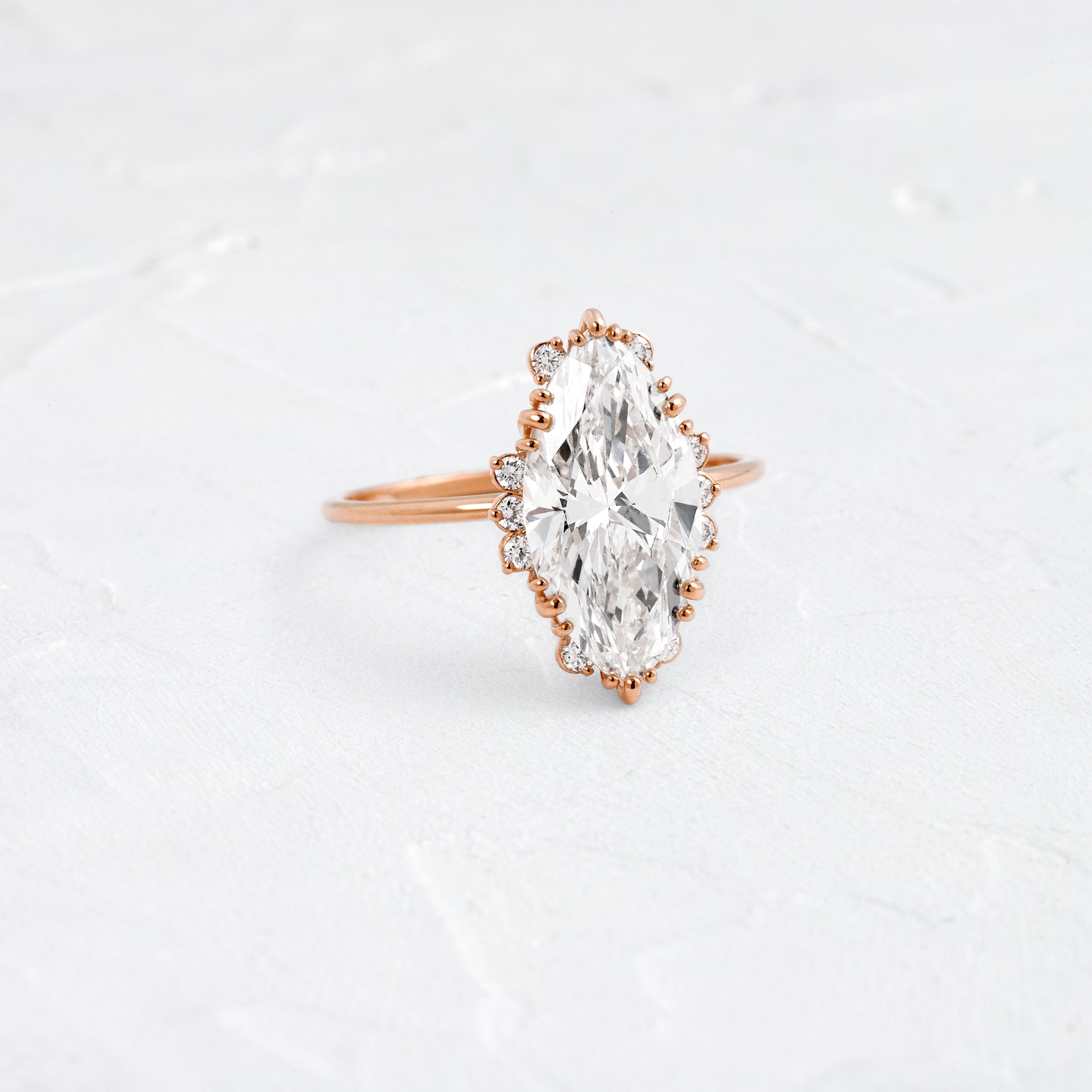 Solitaire-Oval Lab Grown Diamond Engagement Ring