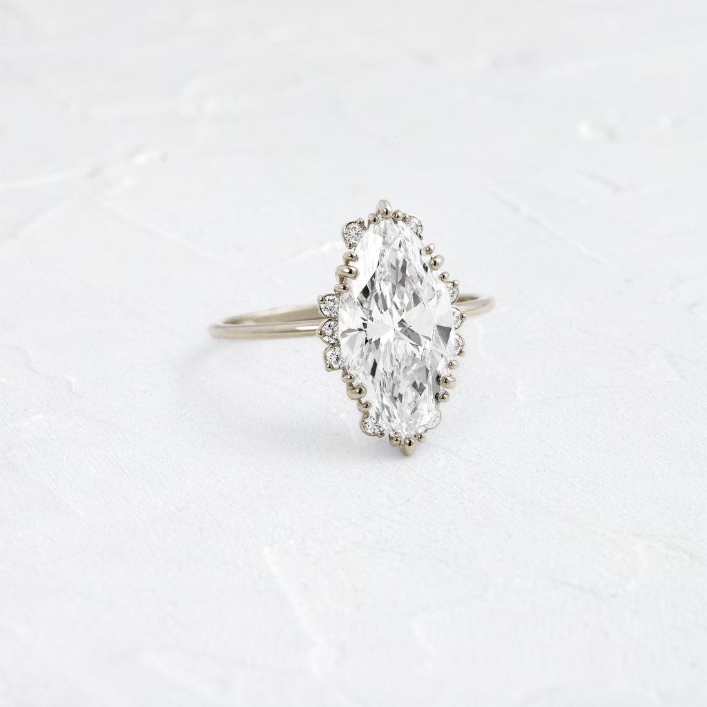 Solitaire-Oval Lab Grown Diamond Engagement Ring