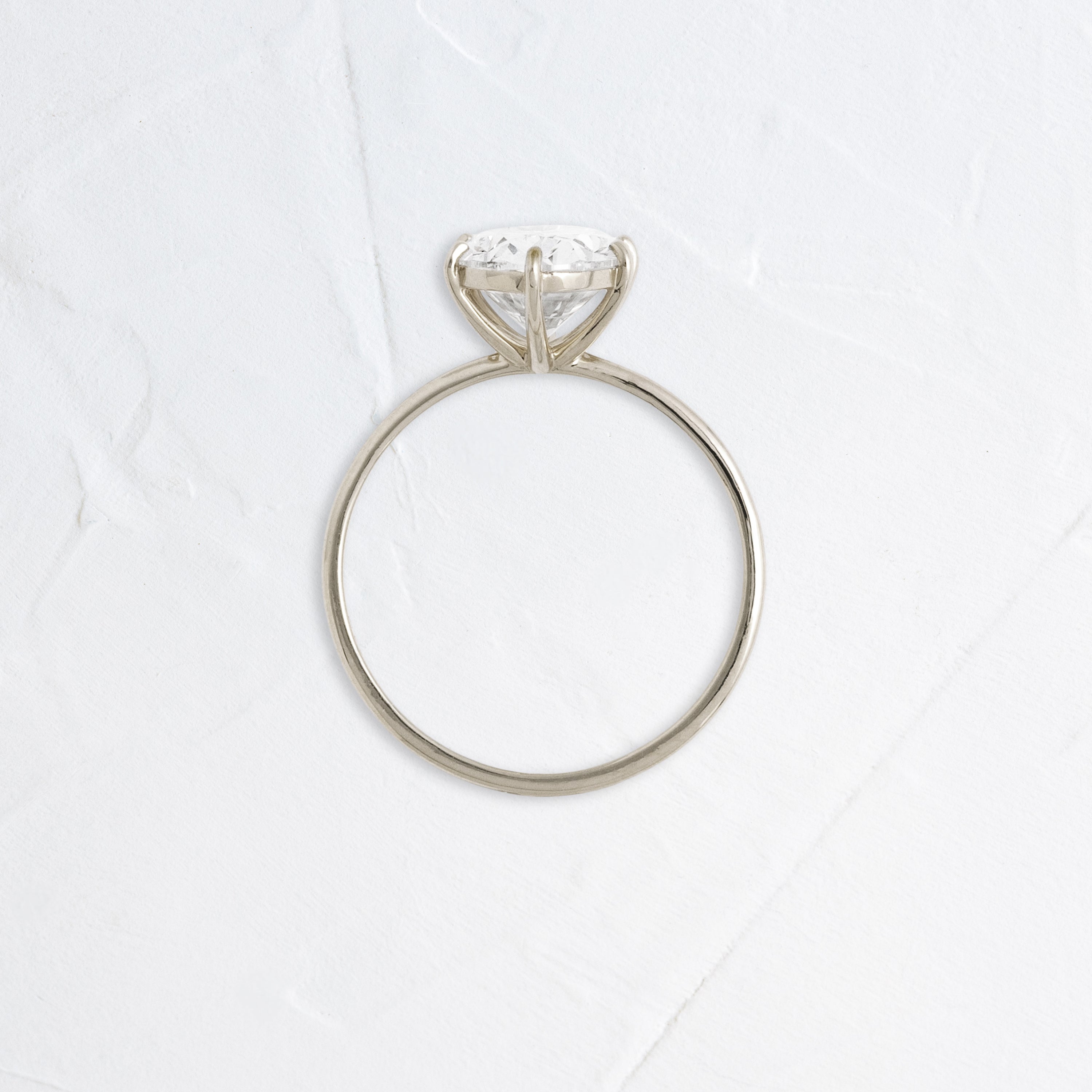 Solitaire-Oval Lab Grown Diamond Engagement Ring
