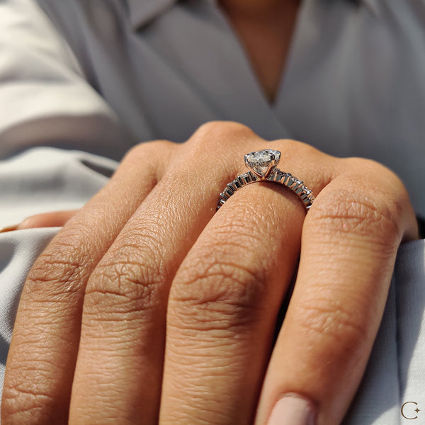 1.50 CT Oval Hidden Halo & Pave Style Lab Grown Diamond Engagement Ring - 6copy 16f508a2 52cd 4827 ba3c a7ba9945c534