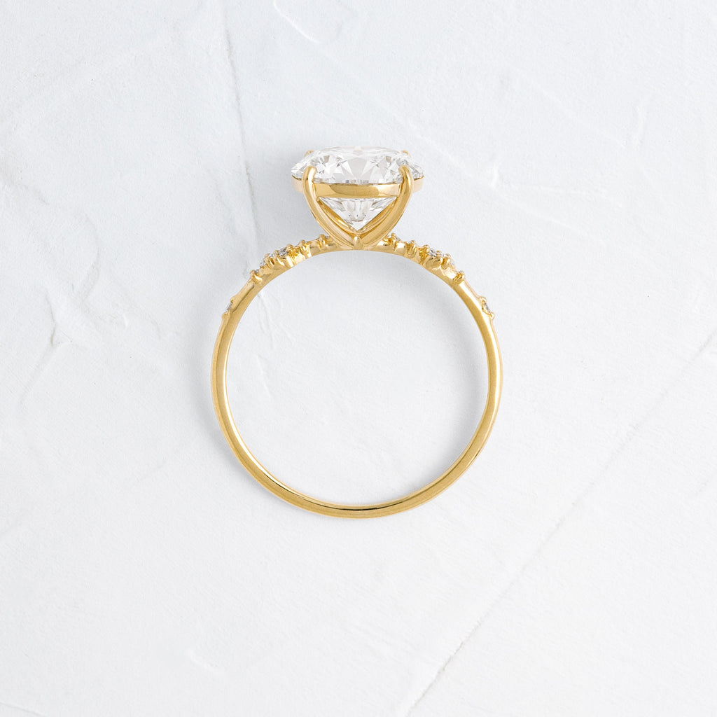 Solitaire-Oval Lab Grown Diamond Engagement Ring